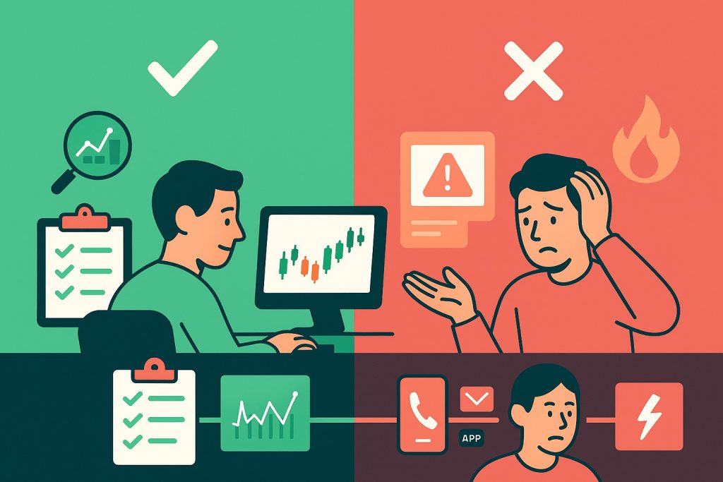 Proper vs improper ways to use trading alerts for successful trading