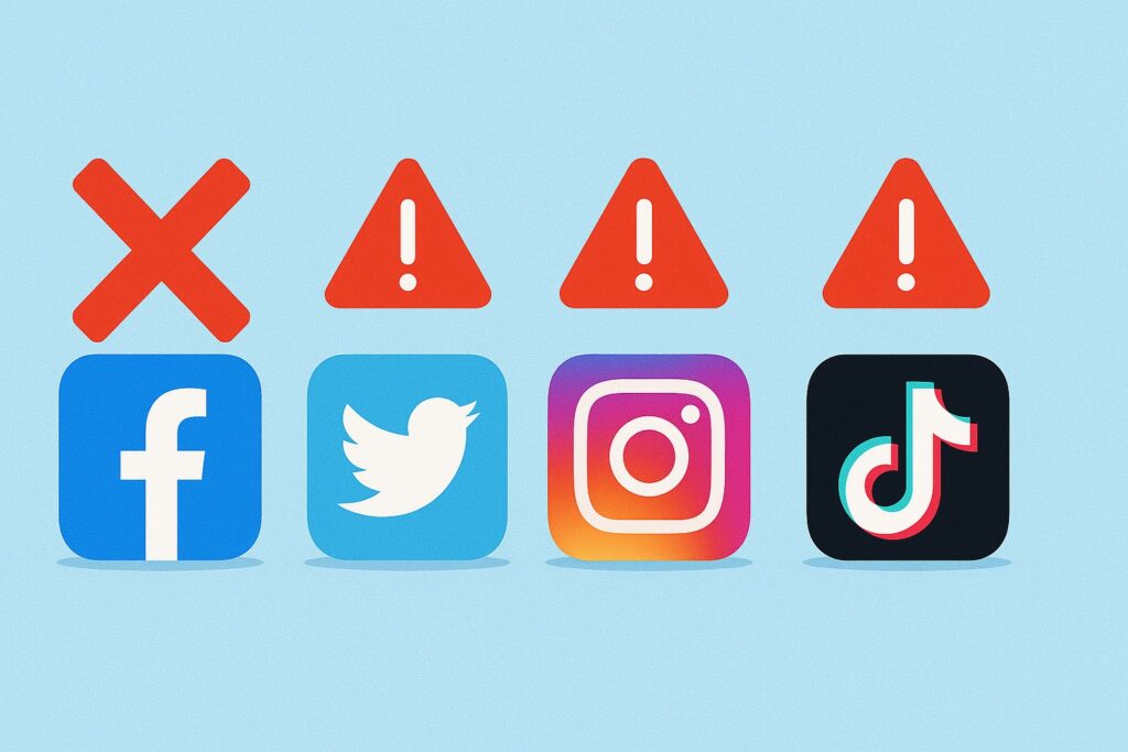 social media red flags - fake traders/trading mentors